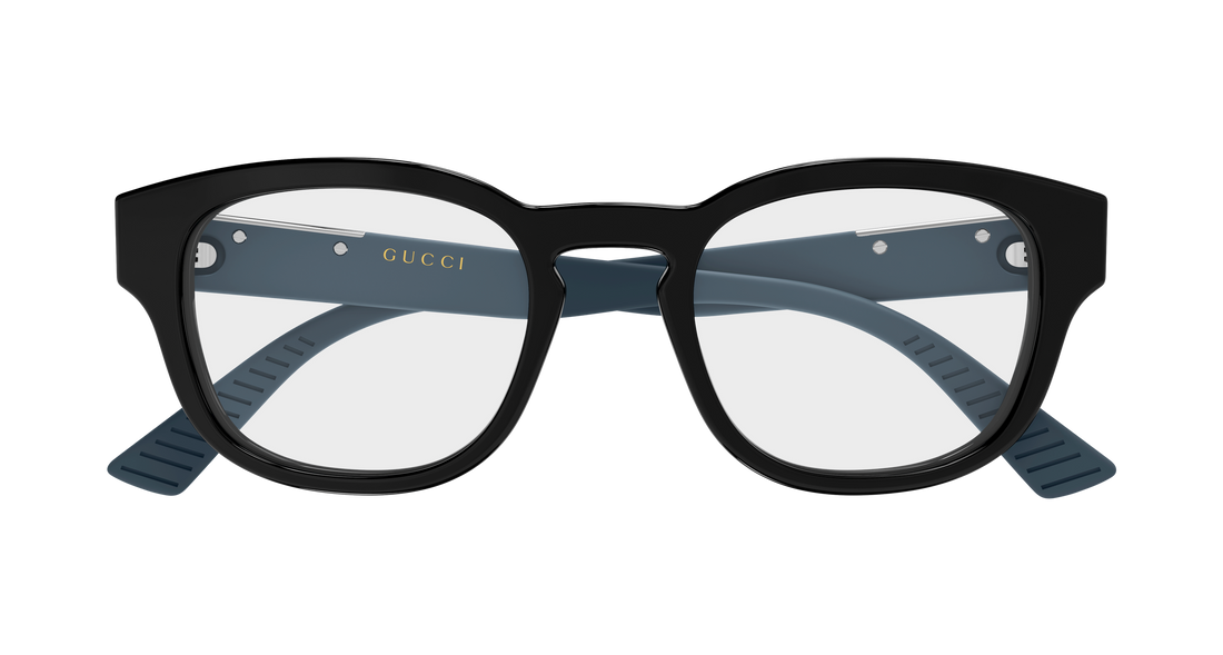 Occhiali da vista gucci gg2090o 002 negro round/oval/panthos masculino taglia 50mm - Vista dettagliata