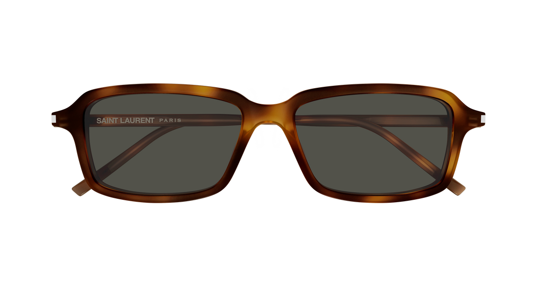 Occhiali da sole saint laurent sl 938 002 havana rectangular / squared masculino taglia 53mm - Vista dettagliata