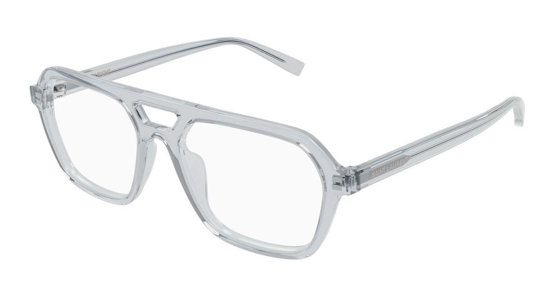 Brillen saint laurent sl 905 opt 003 gris rectangular / squared unisex größe 55mm - Hauptansicht