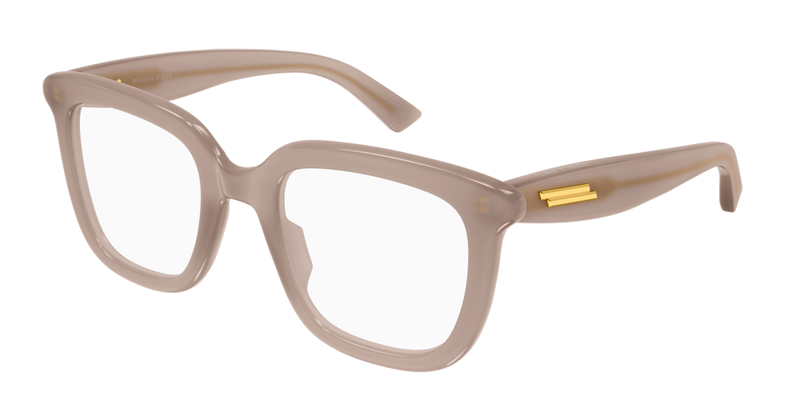 Óculos graduados bottega veneta bv1496o 008 morado cat eye unisex tamanho 51mm - Vista principal