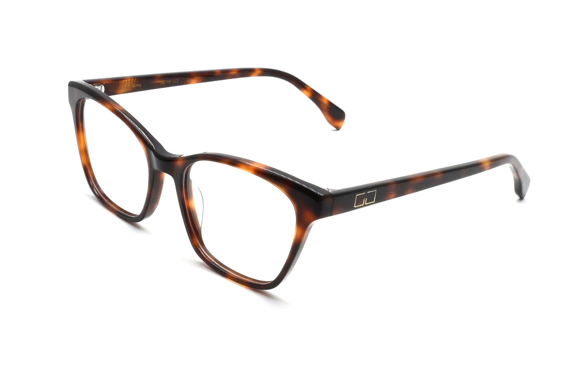 Óculos graduados greyhounders alma c4 havana brown havana cat eye femenino tamanho 53mm - Vista principal