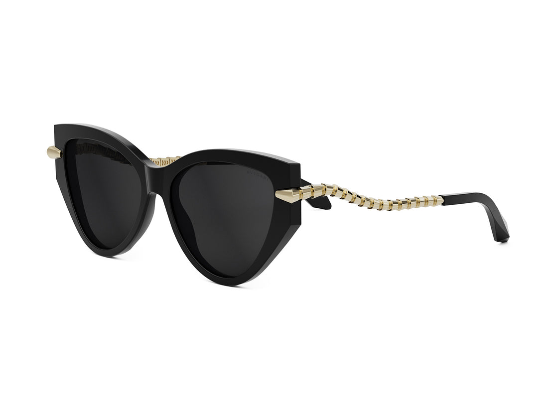 Sonnenbrillen bvlgari serpenti viper bv40001i 01a black cat eye femenino größe 56mm - Hauptansicht