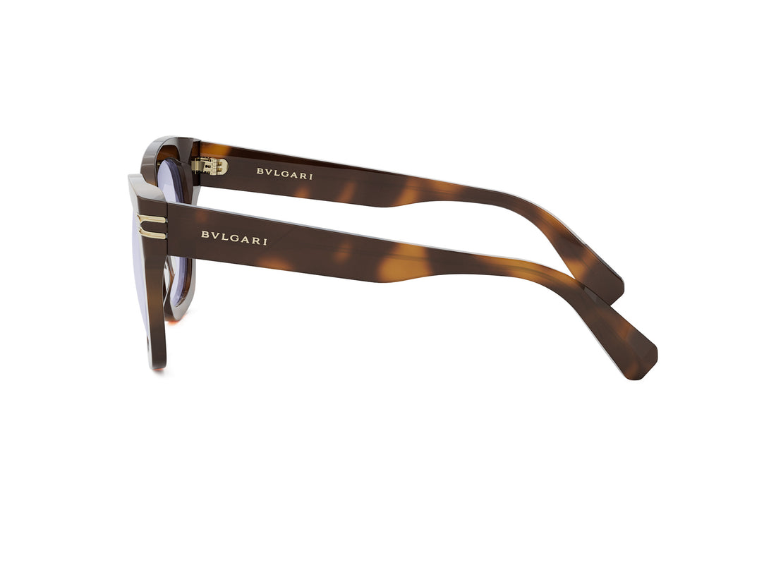 Gafas graduadas bvlgari b.zero1 bv50008i 053 havana geometric femenino talla 51mm - Vista de detalle