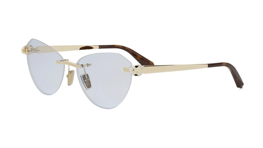 Brillen bvlgari serpenti forever bv50042u 033 golden cat eye femenino maat 57mm - Hoofdaanzicht