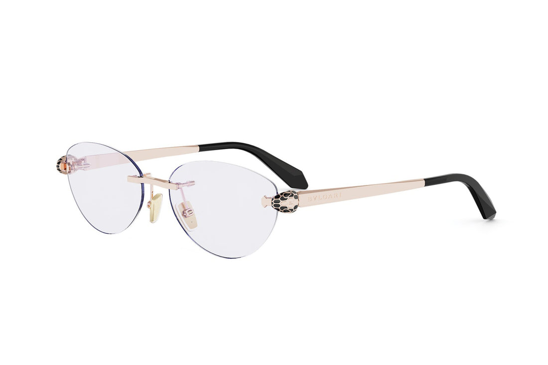 Gafas graduadas bvlgari serpenti forever bv50072u 028 rose cat eye femenino talla 56mm - Vista principal