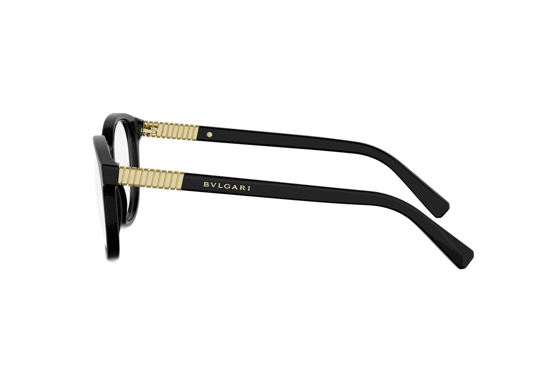 Gafas graduadas bvlgari tubogas bv50083i 001 black pantos femenino talla 52mm - Vista de detalle