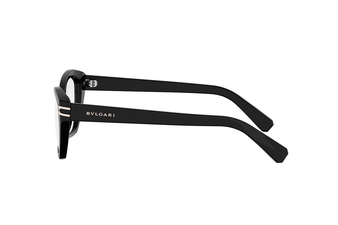 Gafas graduadas bvlgari b.zero1 bv50084i 001 black cat eye femenino talla 52mm - Vista de detalle
