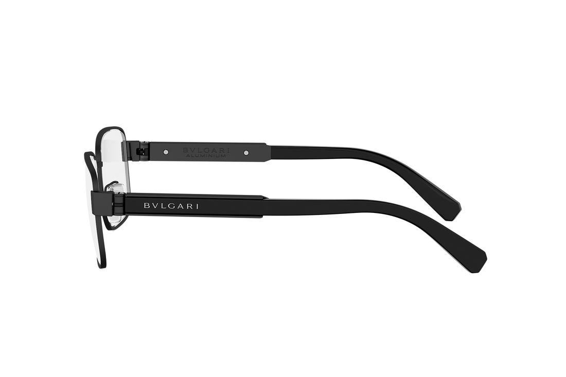 Gafas graduadas bvlgari aluminium bv50085u 002 black rectangular masculino talla 58mm - Vista de detalle