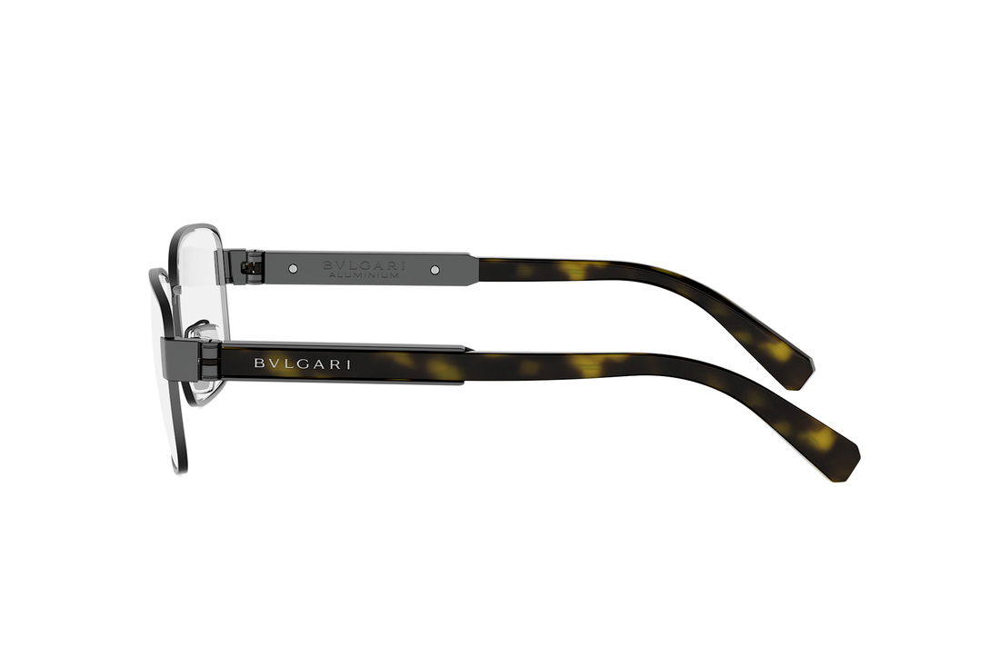 Gafas graduadas bvlgari aluminium bv50085u 013 grey rectangular masculino talla 58mm - Vista de detalle