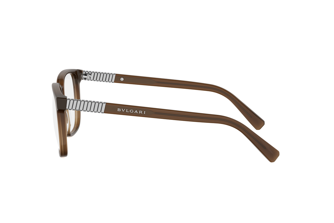 Gafas graduadas bvlgari tubogas bv50086i 050 brown square masculino talla 54mm - Vista de detalle
