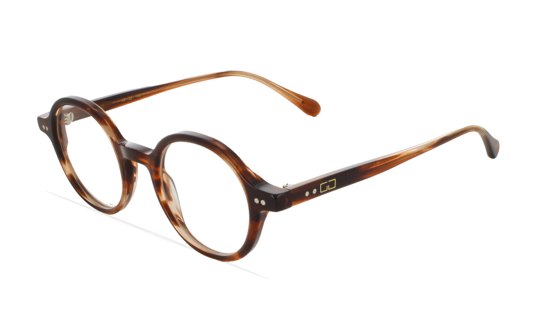 Lunettes de vue greyhounders bled havana havana round unisex taille 44mm - Vue principale