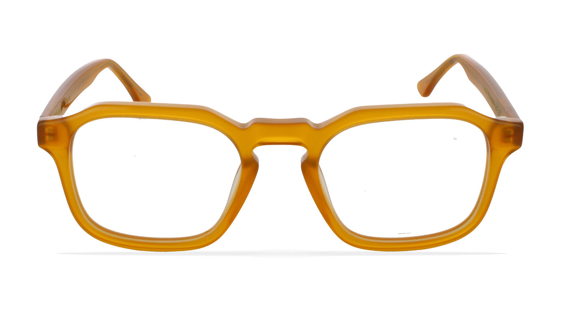Prescription glasses greyhounders bluet honey amarillo square femenino size 52mm - Detailed view