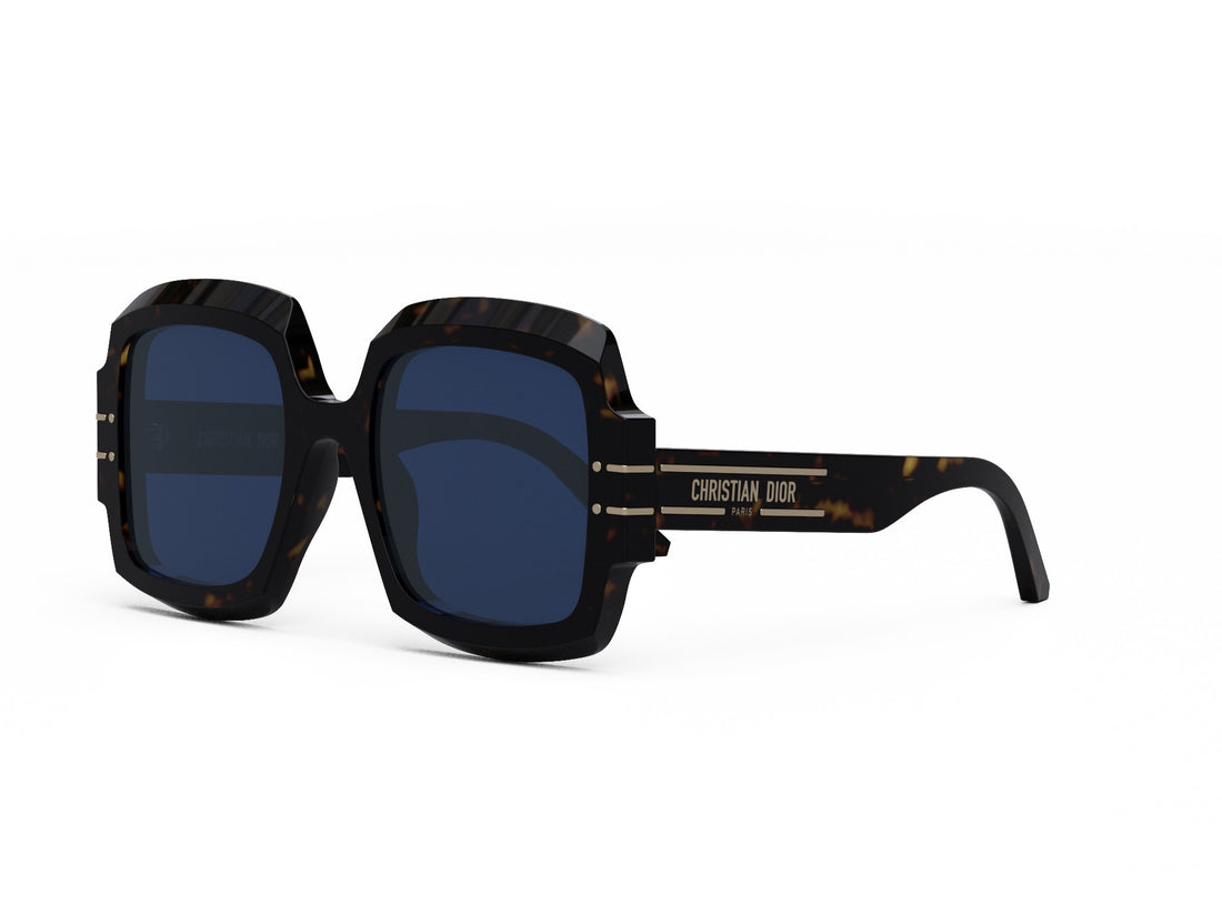 Zonnebrillen diorsignature s1u 20b0 havana geometric femenino maat 55mm - Hoofdaanzicht