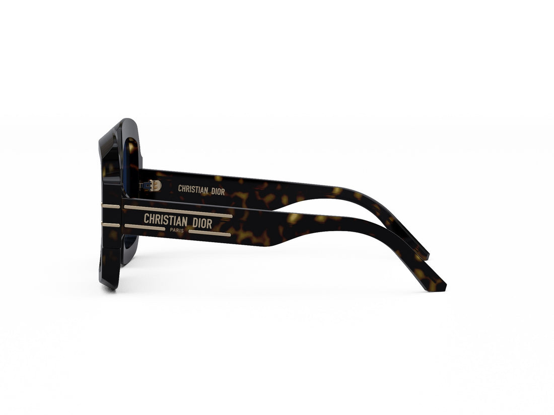 Zonnebrillen diorsignature s1u 20b0 havana geometric femenino maat 55mm - Detailaanzicht