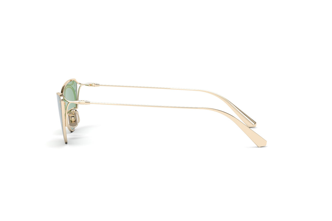 Óculos de sol missdior b1u b0o0 gold cat eye femenino tamanho 63mm - Vista de detalhe