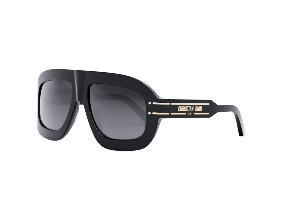 Óculos de sol diorsignature m1u 10a1 black rectangular femenino tamanho 58mm - Vista principal