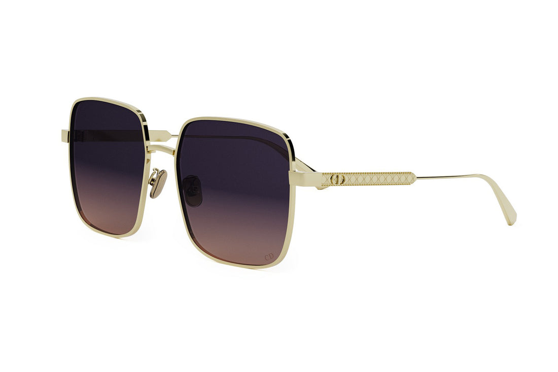 Óculos de sol diorcannage s1u b0g2 gold square femenino tamanho 59mm - Vista principal