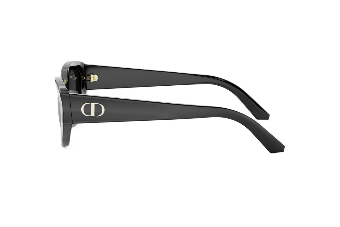 Óculos de sol diorglow b1i 10a0 black oval femenino tamanho 53mm - Vista de detalhe