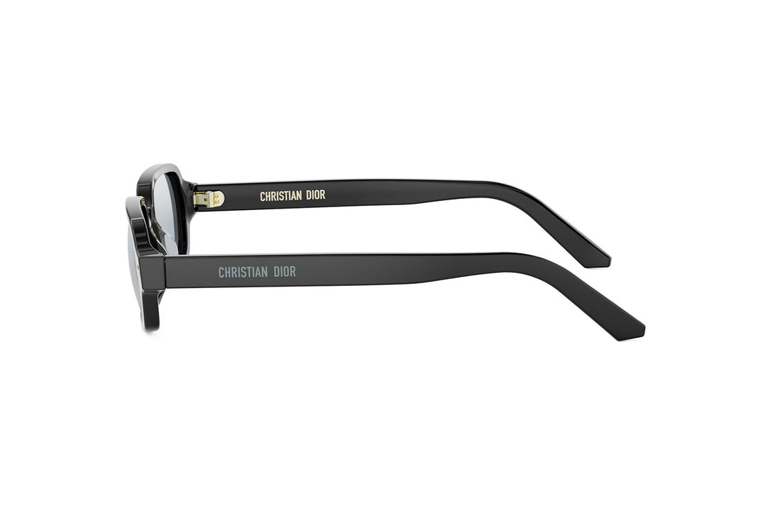 Óculos de sol diorpacific s3i 16i0 black rectangular femenino tamanho 52mm - Vista de detalhe