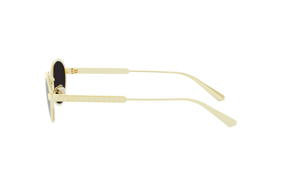 Óculos de sol diorcannage r1u b0a1 gold oval femenino tamanho 53mm - Vista de detalhe