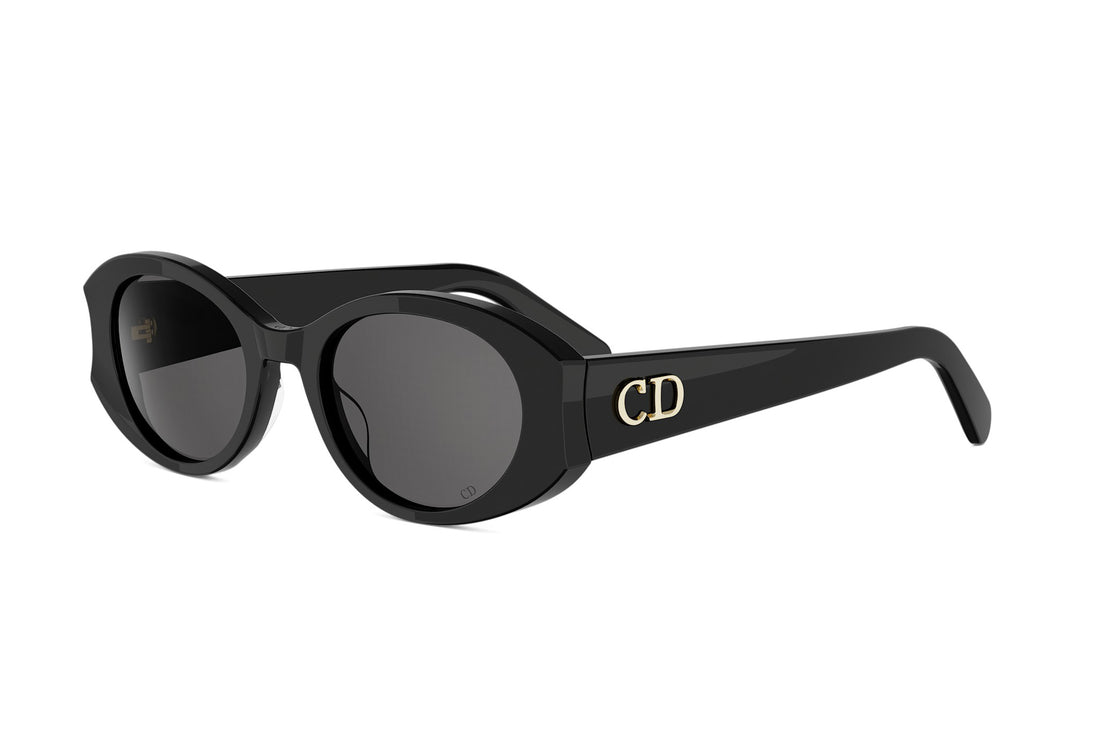 Óculos de sol diorglow b3i 10a0 black oval femenino tamanho 51mm - Vista principal