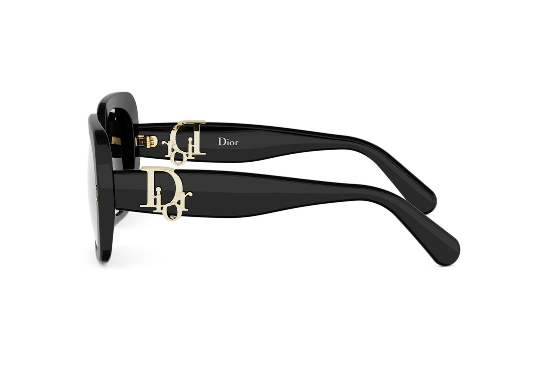 Okulary przeciwsłoneczne dior oblique s1i cd40273i 10a1 black square femenino rozmiar 54mm - Widok szczegółowy