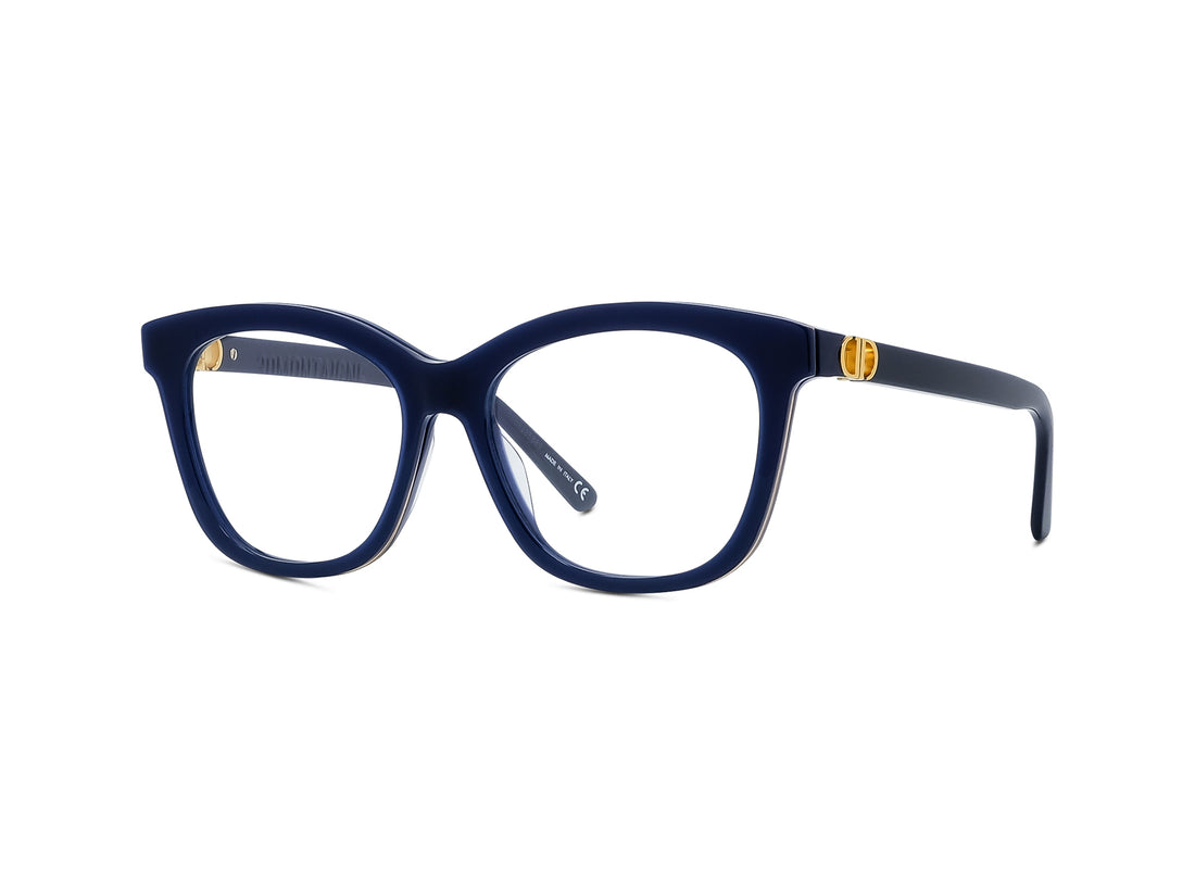 Occhiali da vista dior 30montaigneminio b2i 3000 blue geometric femenino taglia 53mm - Vista principale