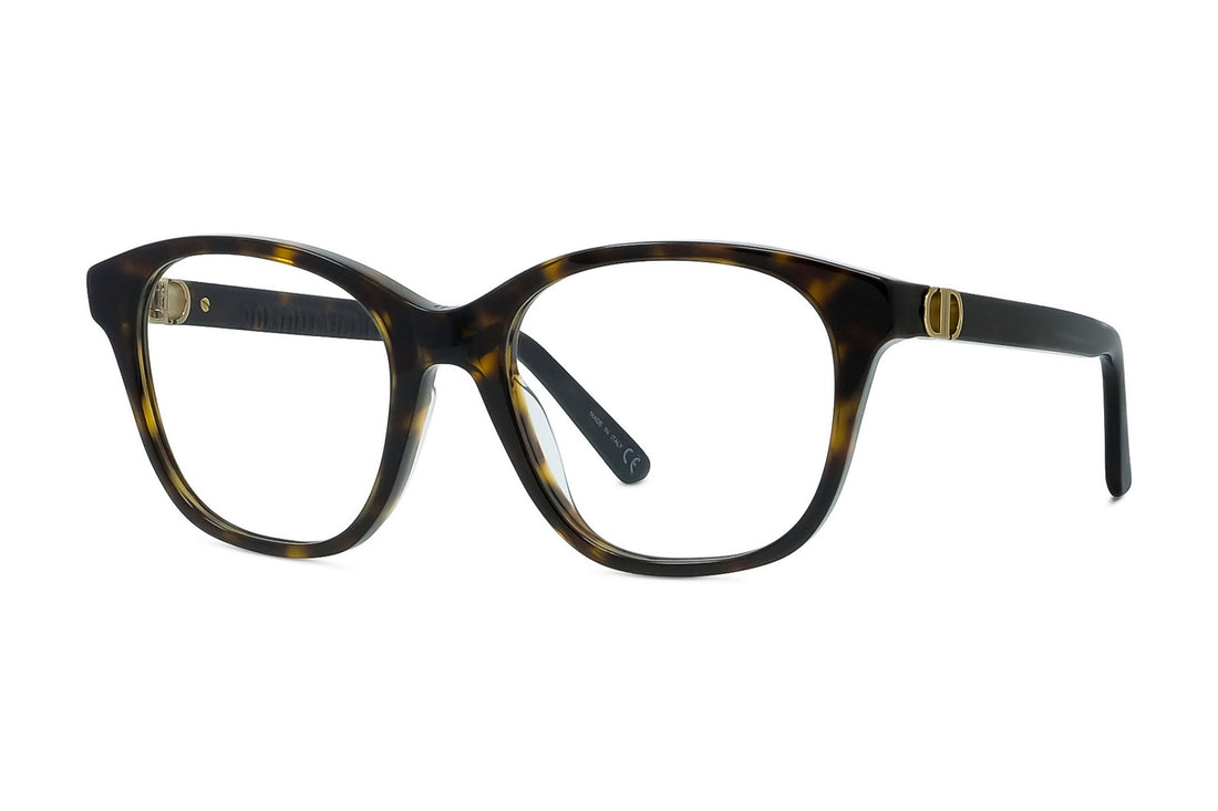 Occhiali da vista dior 30montaigneminio si 2000 havana geometric femenino taglia 50mm - Vista dettagliata