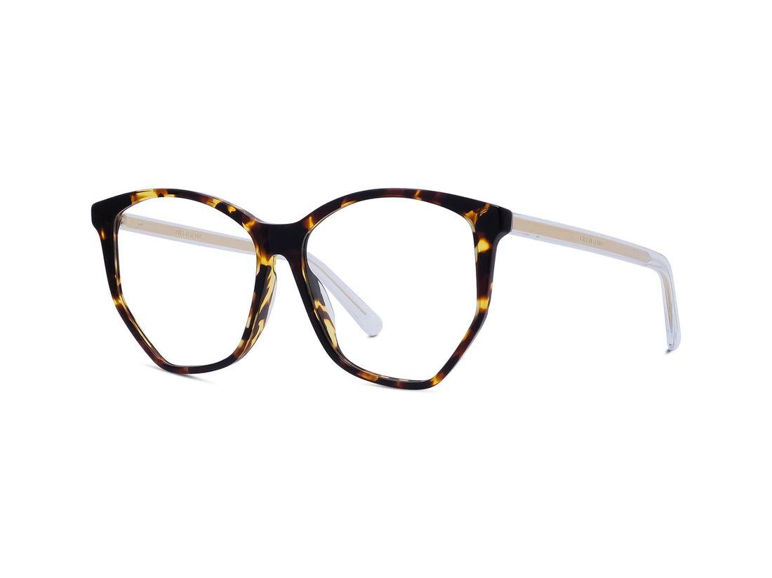 Occhiali da vista diorspirito bi 2400 havana geometric femenino taglia 56mm - Vista principale
