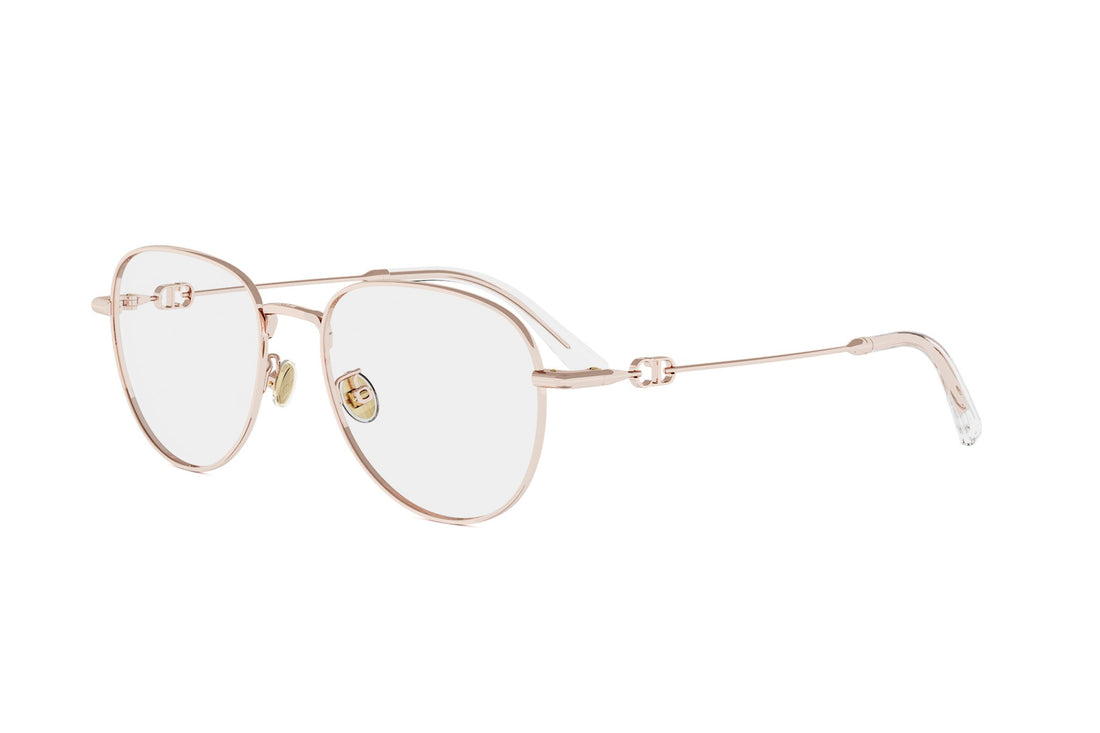 Occhiali da vista dior petit cdo r2u d000 rose round femenino taglia 54mm - Vista principale