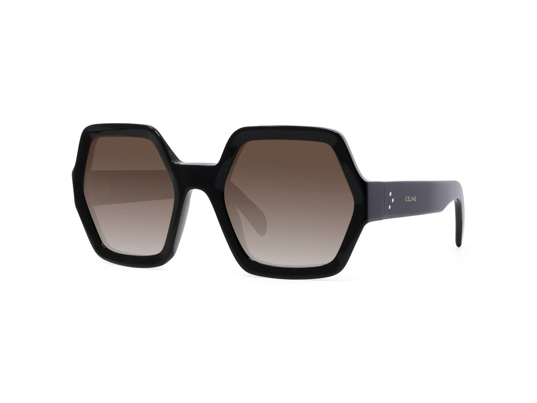 Lunettes de soleil celine 3 dots cl40131i 01f black geometric femenino taille 56mm - Vue principale