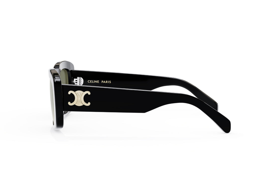 Lunettes de soleil celine triomphe cl40216u 01f black geometric femenino taille 55mm - Vue détaillée