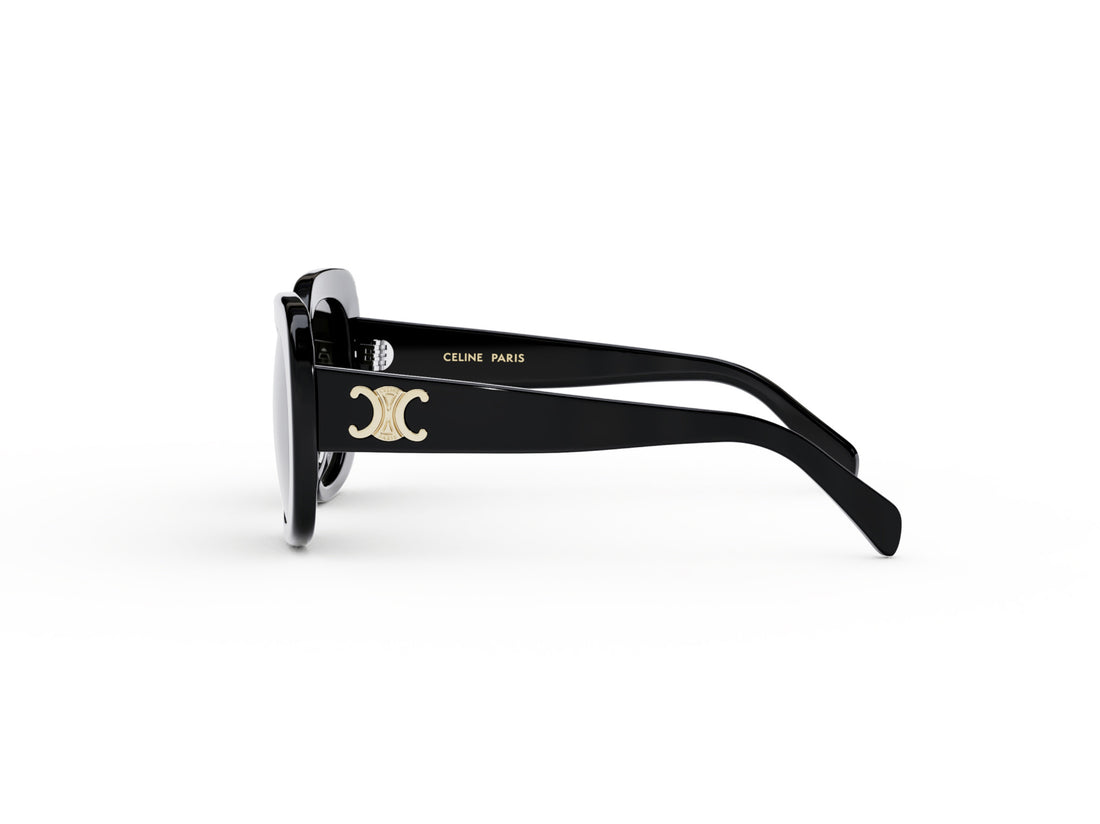 Sunglasses celine triomphe cl40226u 01f black butterfly femenino size 55mm - Detailed view