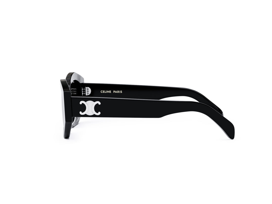 Sunglasses celine triomphe cl40238u 01a black oval femenino size 55mm - Detailed view