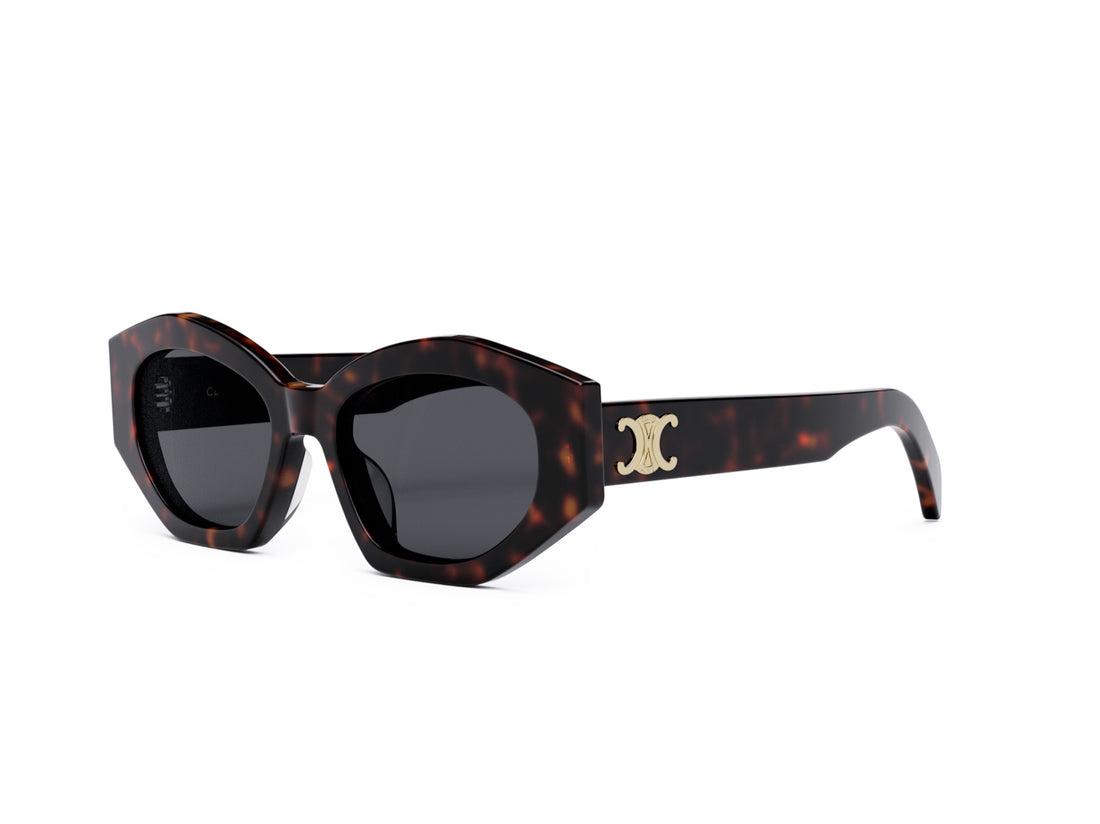 Sunglasses celine triomphe cl40238u 52a havana oval femenino size 55mm - Main view