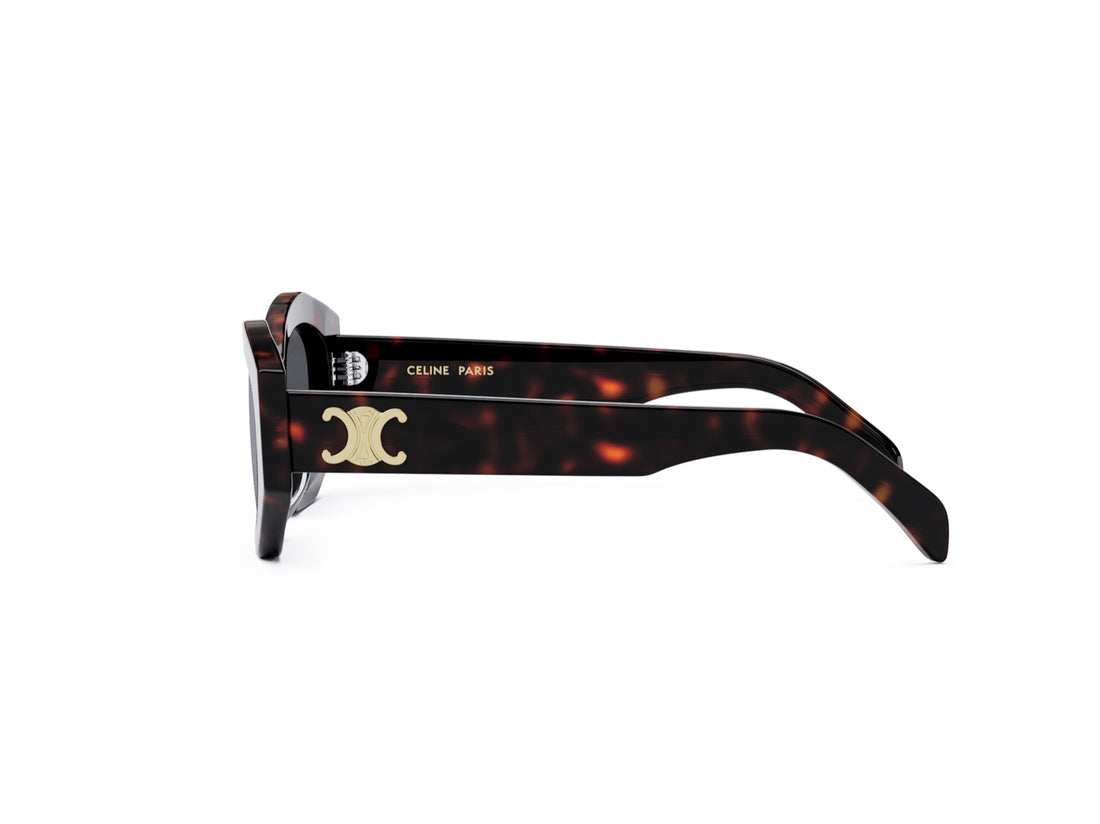 Sunglasses celine triomphe cl40238u 52a havana oval femenino size 55mm - Detailed view