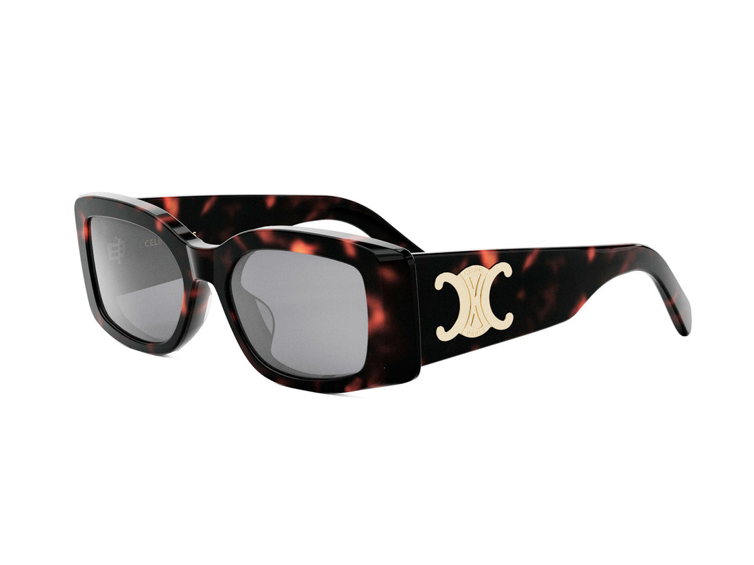Óculos de sol celine maxi triomphe cl40282u 52a havana rectangular femenino tamanho 53mm - Vista principal