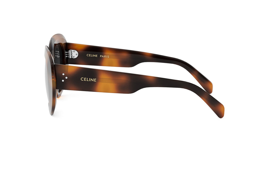 Lunettes de soleil celine 3 dots cl40309i 53a havana butterfly femenino taille 51mm - Vue détaillée