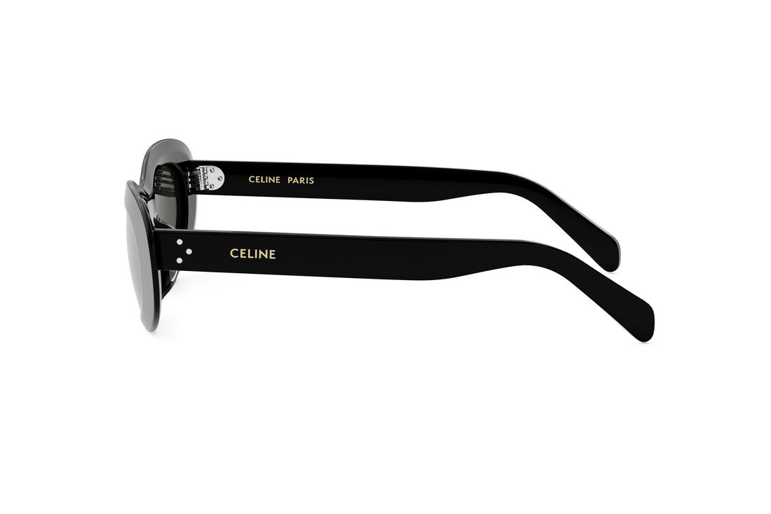 Lunettes de soleil celine 3 dots cl40310u 01a black rectangular femenino taille 54mm - Vue détaillée