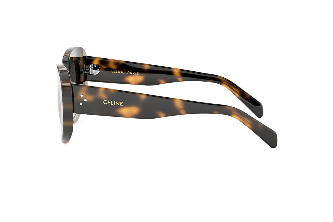 Lunettes de soleil celine 3 dots cl40320u 52f havana cat eye femenino taille 52mm - Vue détaillée