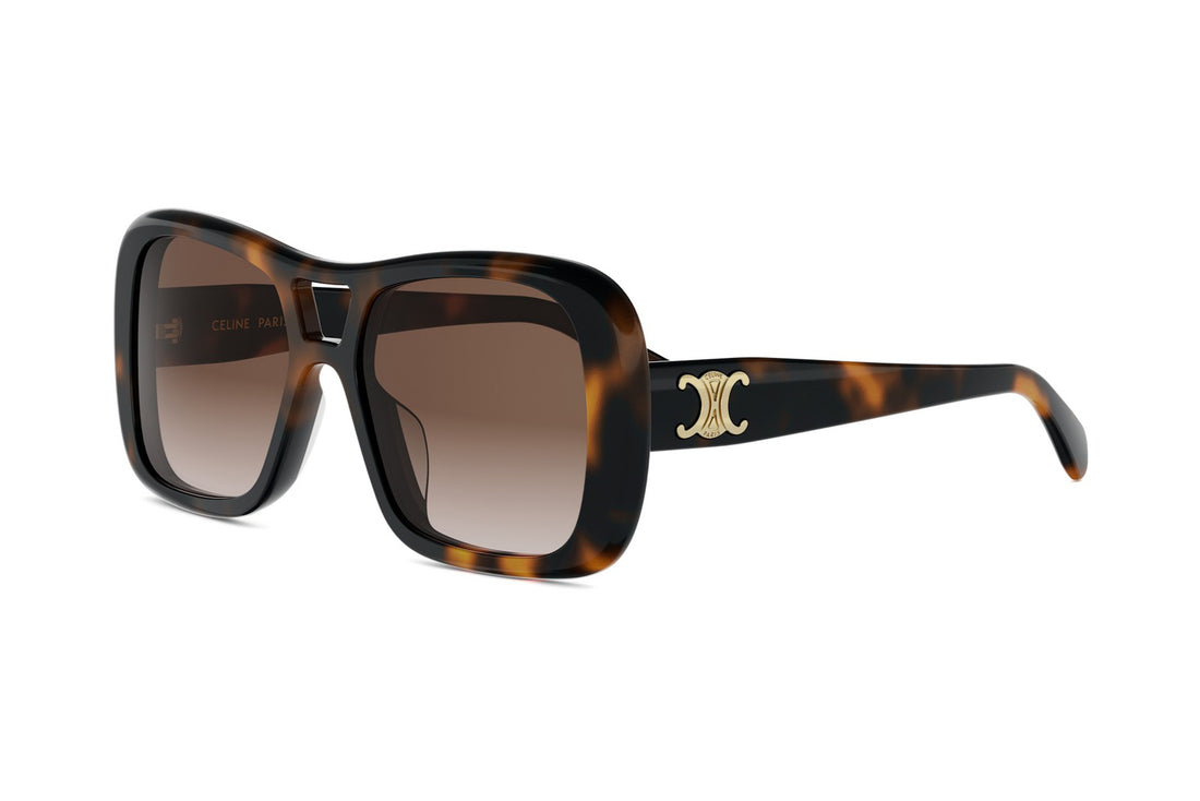 Sunglasses celine triomphe cl40331u 53f havana pilot femenino size 55mm - Main view