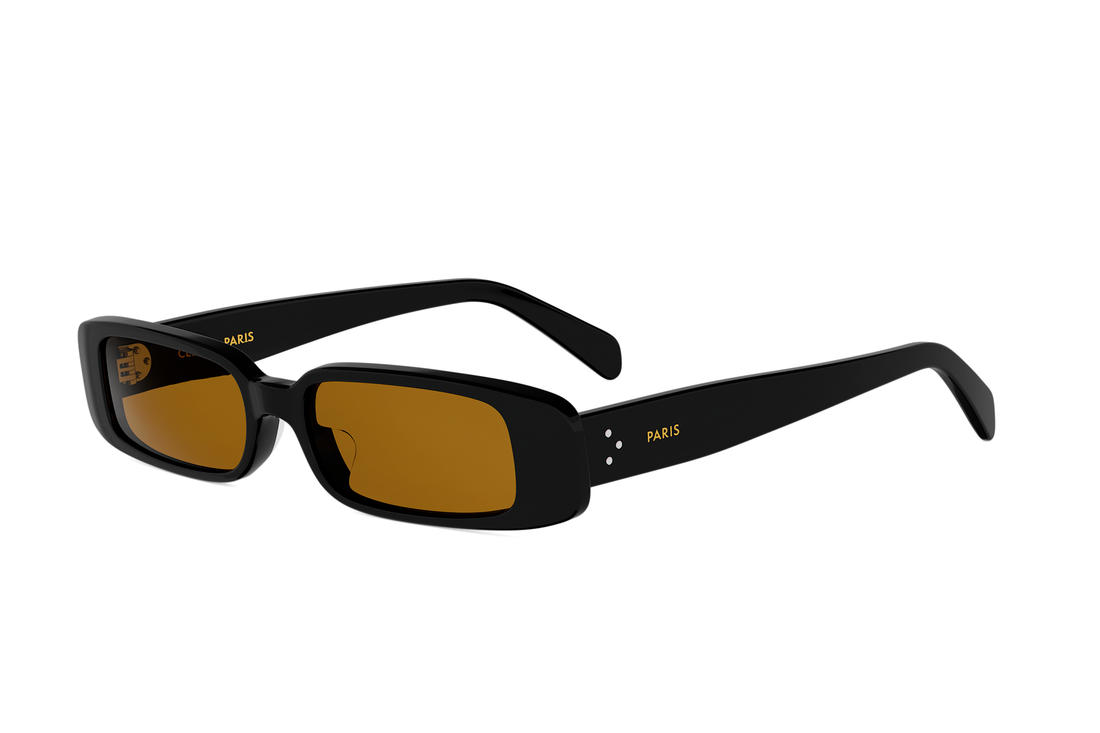 Sunglasses celine 3 dots cl40343u 01j black rectangular femenino size 53mm - Main view