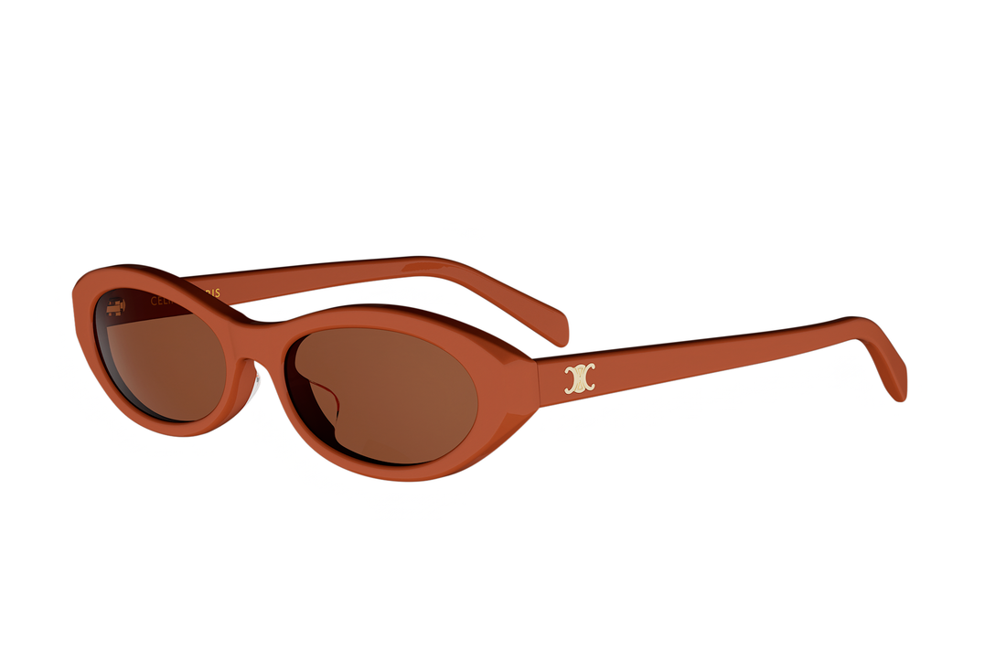 Sonnenbrillen celine triomphe mini cl40353u 42e orange oval femenino größe 54mm - Hauptansicht