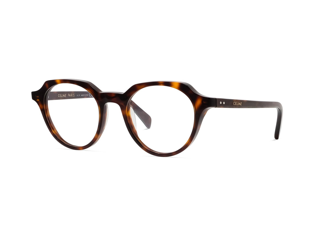 Lunettes de vue celine thin cl50062i 052 havana oval femenino taille 49mm - Vue principale