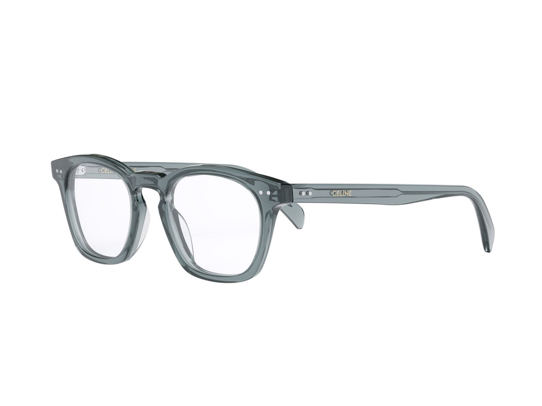 Prescription glasses celine thin cl50129i 084 blue geometric masculino size 49mm - Main view