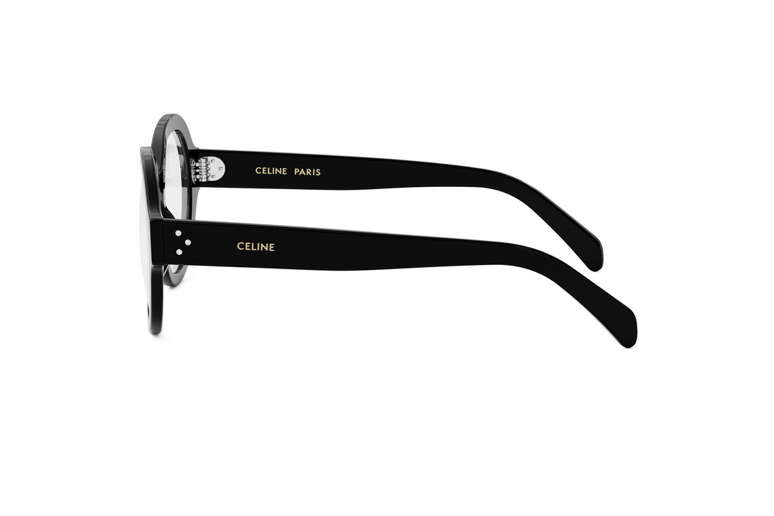Lunettes de vue celine 3 dots hd cl50157i 001 black round femenino taille 52mm - Vue détaillée