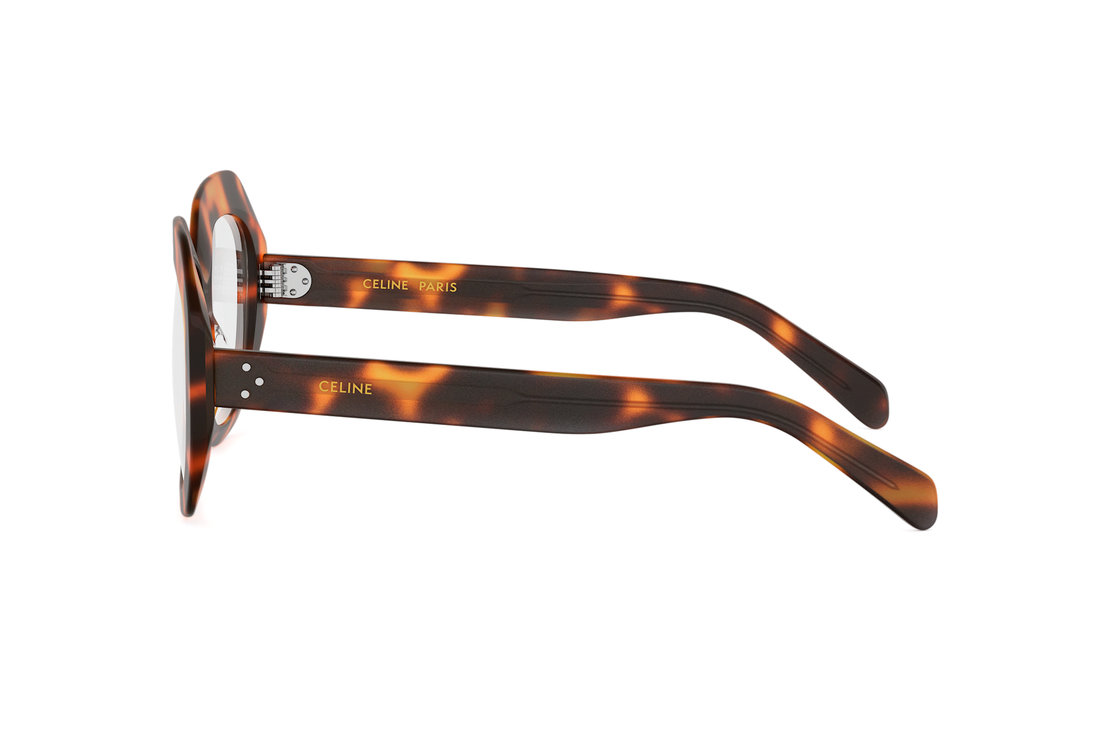 Lunettes de vue celine 3 dots hd cl50181i 053 havana geometric femenino taille 54mm - Vue détaillée