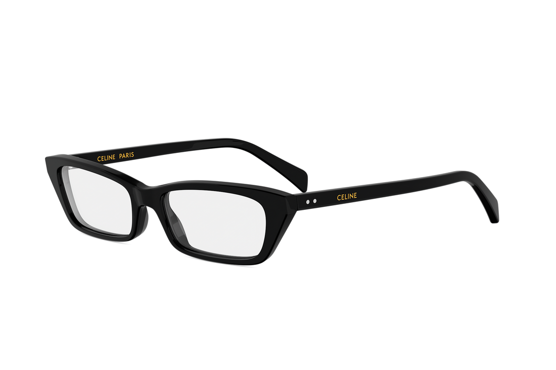 Lunettes de vue celine thin cl50182i 001 black rectangular femenino taille 53mm - Vue principale