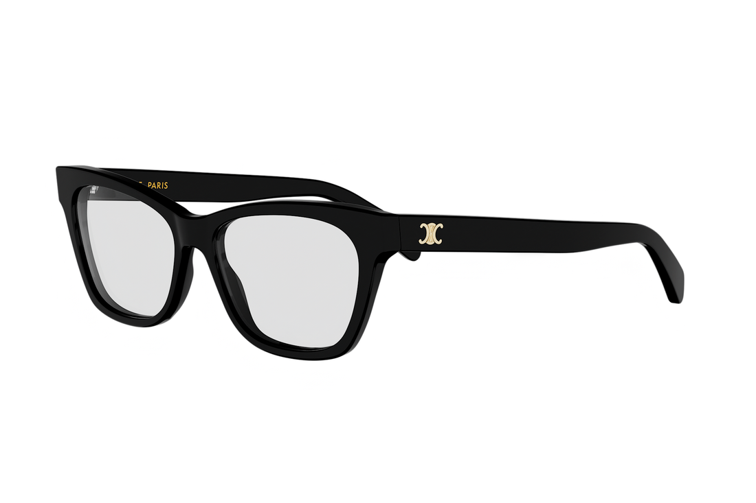 Lunettes de vue celine triomphe mini cl50184i 001 black cat eye femenino taille 54mm - Vue principale