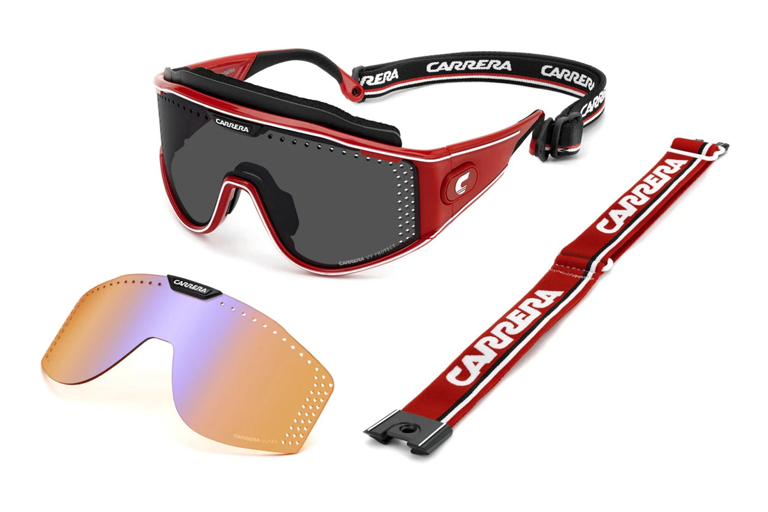 Sunglasses carrera ca transforma c9a ir rojo mask masculino size 99mm - Main view